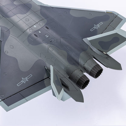 46CM 1:48 AF1 China J-20 Stealth Fighter Plane Diecast Military Aircraft Model