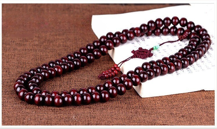 12mm New Shaolin Buddhist Zen Monk 108 Prayer Beads Necklace Kung Fu Meditation