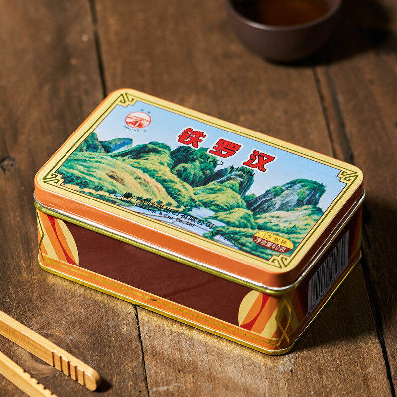 SEA DYKE AT106 Tie Luohan Rock Tea Traditional Handmade Paper Oolong Tea 60g Box