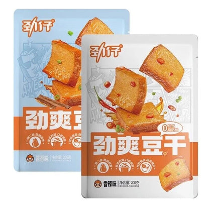 劲仔劲爽豆干零食休闲食品 Power Boy Power Cool Dry Bean Snack Snack Food