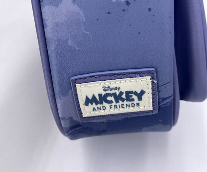 Disney Mickey and Friends 8.5" Lady Purse Crossbody Bag Rare Blue Donald Duck