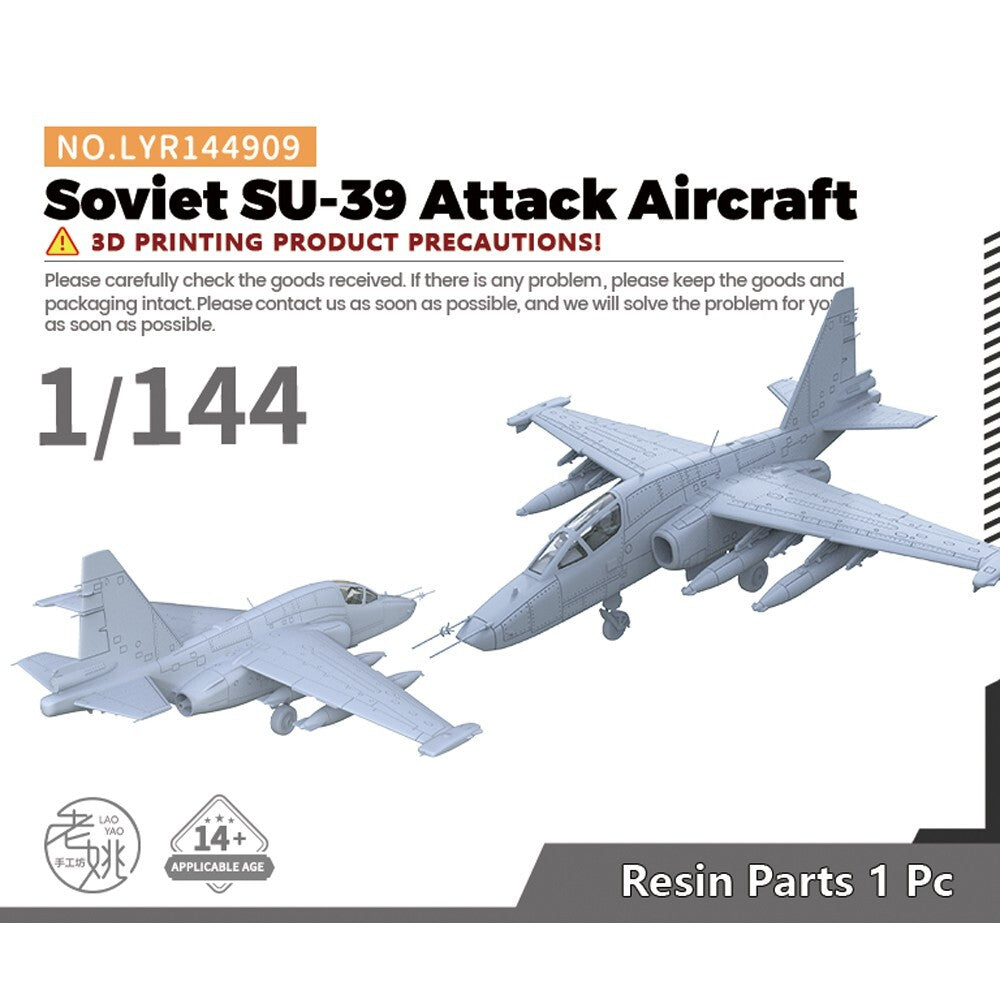Yao's Studio LYR144909 1/144 Military Model Kit Soviet SU-39 Attack Aircraft