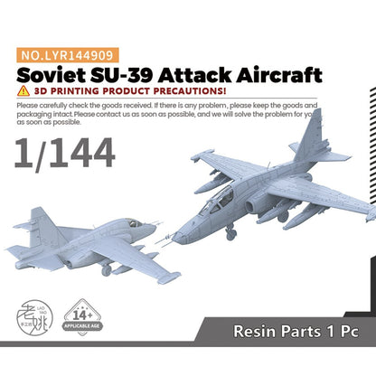 Yao's Studio LYR144909 1/144 Military Model Kit Soviet SU-39 Attack Aircraft