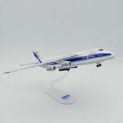 1:400 ANTONOV AN-124 Airfreighter Transport Airplane ABS Plastic Assembled Model