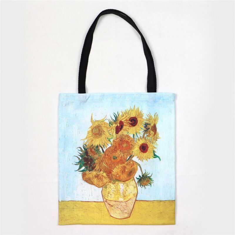 Harajuku Van Gogh Canvas Shoulder Bag Eco Shopping Bag Shopper Bag Tote Bag