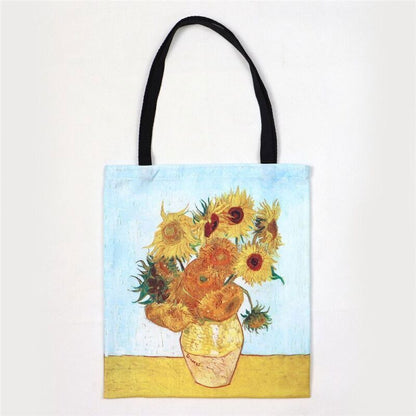 Harajuku Van Gogh Canvas Shoulder Bag Eco Shopping Bag Shopper Bag Tote Bag