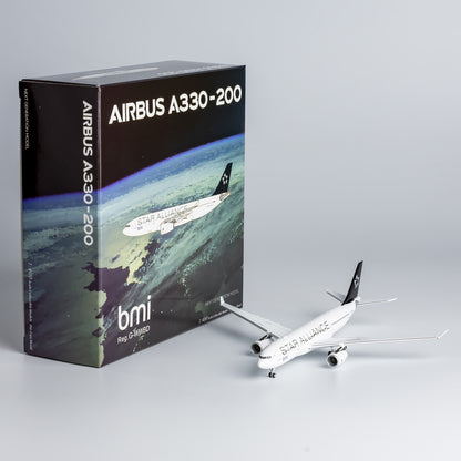 1:400 NG Model bmi STAR ALLIANCE AIRBUS A330-200 Airplane Diecast Aircraft Model