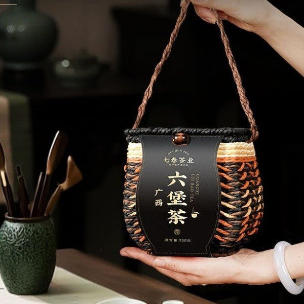 500g Premium Wuzhou Liubao Dark Tea 2016 Authentic Ripe Tea Aroma Dark Tea