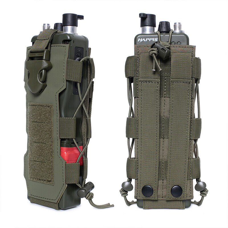 Tactical Molle Water Bottle Pouch Outdoor Travel Kettle Bag Sport Bag Canvas