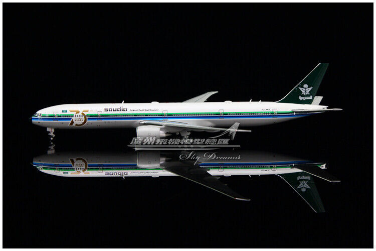 1:400 JC Wings Saudia BOEING 777-300ER Passenger Airplane Diecast Aircraft Model