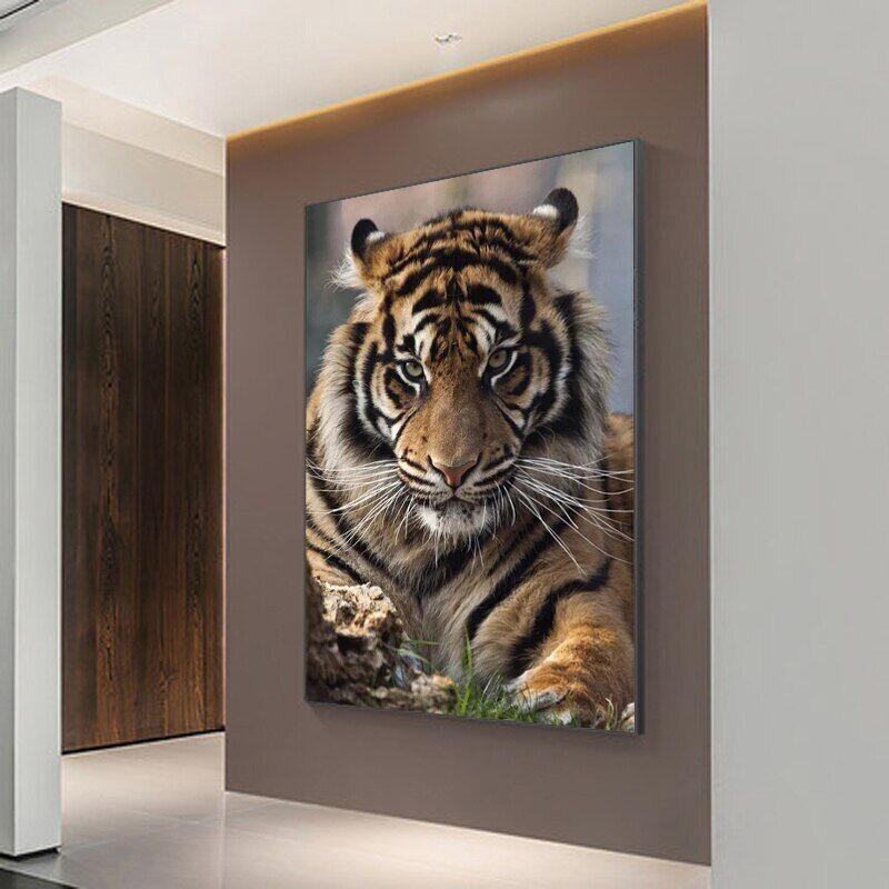 Tiger Canvas Painting Animal Wall Art Poster Prints Wall Picture Home Decor Art