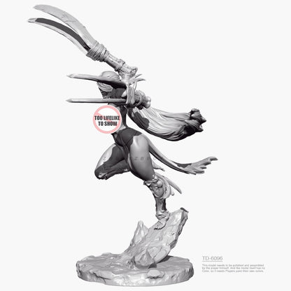 1/24 resin figure model kit Masked Demon 4 3D Printing Unassembled Unpainted