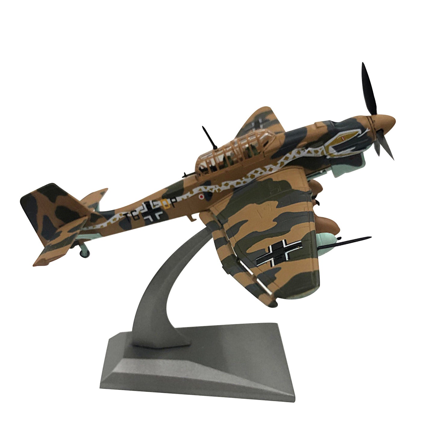 1/72 WWII German Air Force Stuka Ju-87 Bomber Model Military Fighter Ornaments B