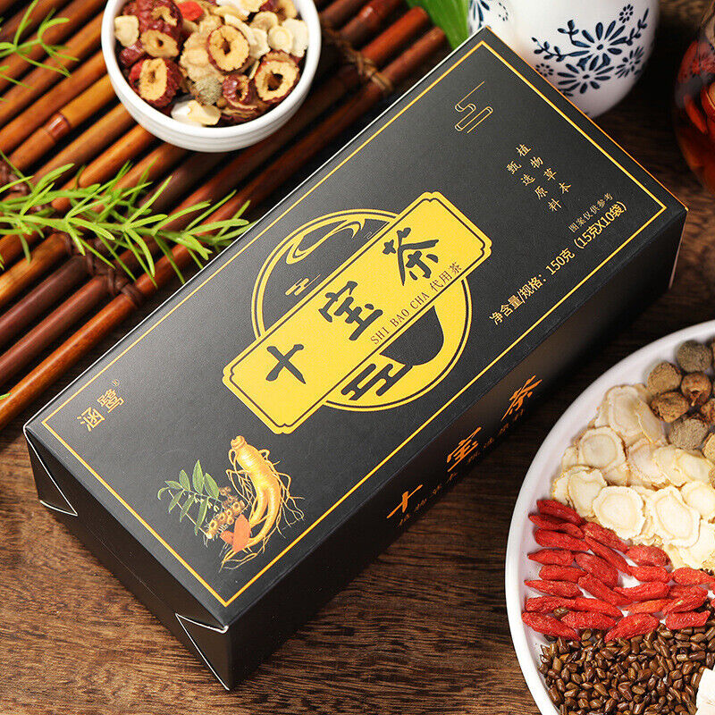 150g Healthy Herbal Tea Healthy Drink Ginseng Ten Treasure Tea Renshenshibao Tea