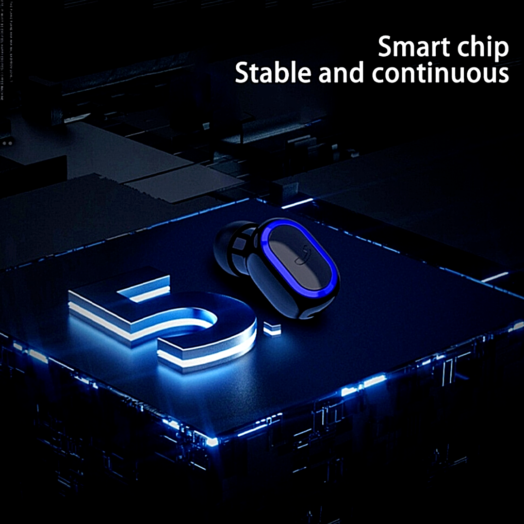 Bluetooth 5.0 Headset Wireless Earphone Mini Earbud Stereo In-Ear Headphone Mic