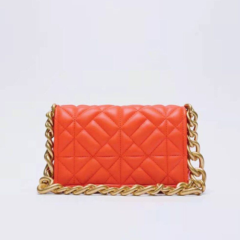 Soft Leather Chain Shoulder Bag Purse Handbag Clutch Tote High Quality S/L Sizes