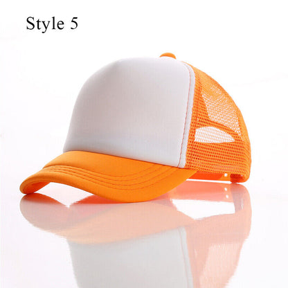 Parent-child Sun Hats Travel Soild Color Caps Baseball Caps Children Classic