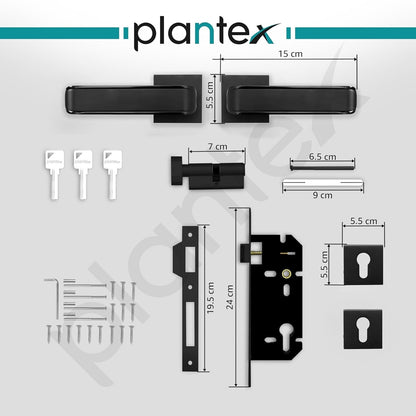 Heavy Duty Mortise Main Door Lock Set For Home With 3 Brass Keys