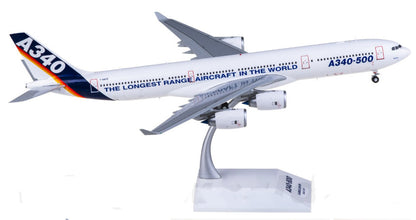 1:200 JC Wings Airbus A340-500 F-WWTE Passenger Airplane Diecast Aircraft Model