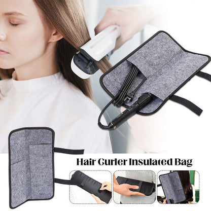 Nylon Hair Curler Storage Bag Anti-Scalding Styling Tool Pouch Travel Storage