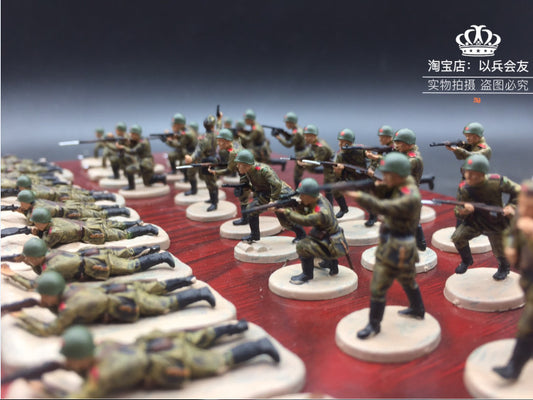 1/72 38Pcs World War II Soviet Soldier Model
