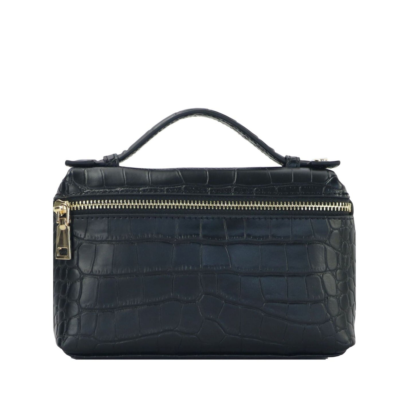 Handbag Embossed Ostrich Leather Portable Bag Small Clutch Bag Purse 19*12*6 CM