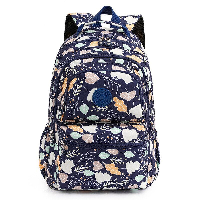 Backpack Large School Bags Anti-theft Nylon Waterproof Travel Rucksack Polyester