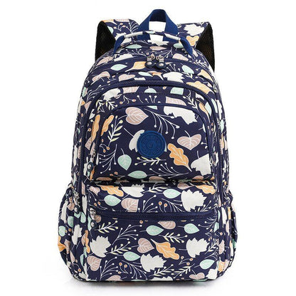 Backpack Large School Bags Anti-theft Nylon Waterproof Travel Rucksack Polyester