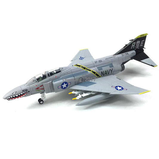 1:100 McDonnell-Douglas F-4C Phahtom Plane Model Diecast Military Airplane Model