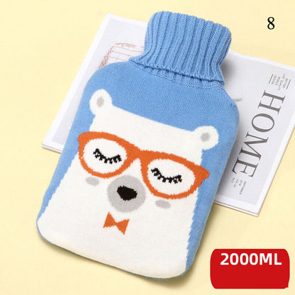 Knitted Hot Water Bag Cover Printed Hot Water Bag Cover Hot Water Bag Cover
