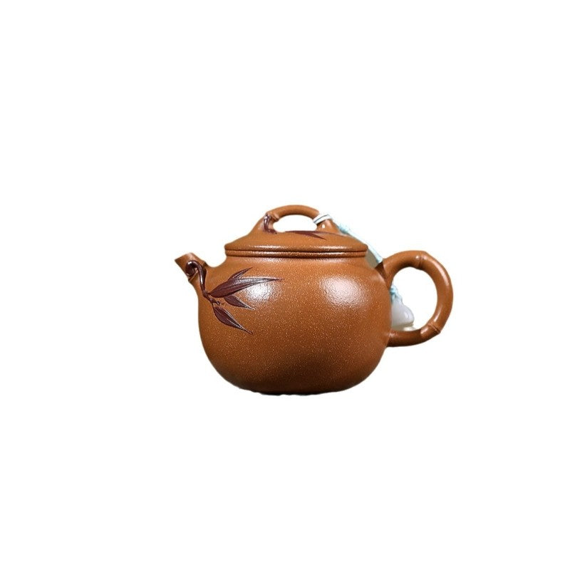 Authentic Yixing Zisha Jiangpo Clay Tea Pot 7 Infuser Holes Master Handmade Pot