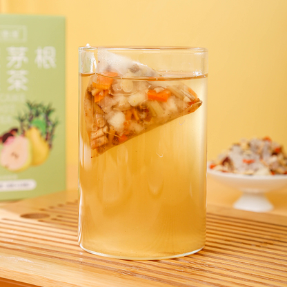 80g Bamboo Cane and Roots of Snow Pear Tea Triangle Bag No-boil Tea Bags