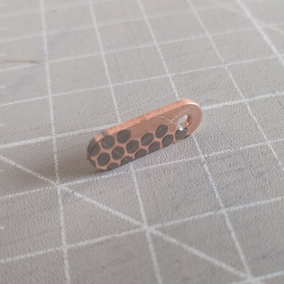 1PC Clip Hole Patch for Rick Hinderer XM18 3.5” Superconducting Patch
