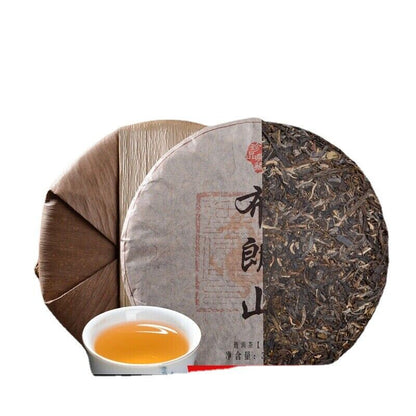 Organic Brown Mountain Big Tree Green Tea Lose Weight Pu-Erh Cha Tea Cake 357g