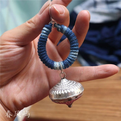 Moroccan Vintage Ethnic Earrings Bohemian Bell Dangle Earrings for Women