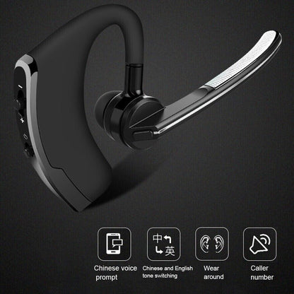 Bluetooth Earpiece Wireless Headset Noise Cancelling Headphones Driver Trucker
