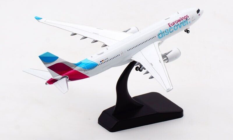 1:400 JC Wings Eurowings discover AIRBUS A330-200 Passenger Plane Diecast Model