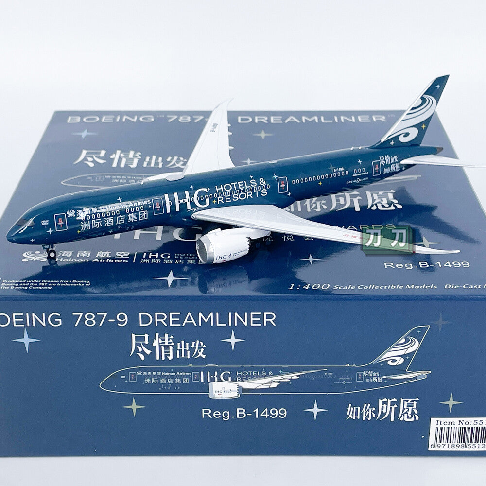 1:400 NG Models IHG B787-9 B-1499 Passenger Airplane Diecast Aircraft Model