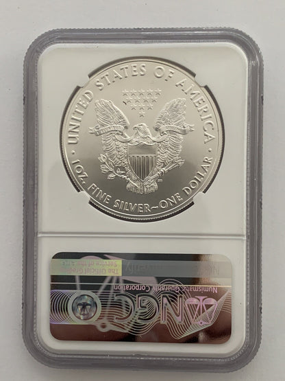 2018 American Silver Eagle ASE Coin 1oz FINE Silver NGC Holder MS69 ER GEM Money