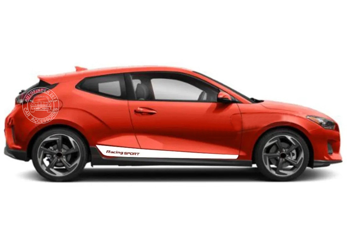 Custom Car Door Side Skirt Sticker For All Car Models Racing Sport Stripe Decal
