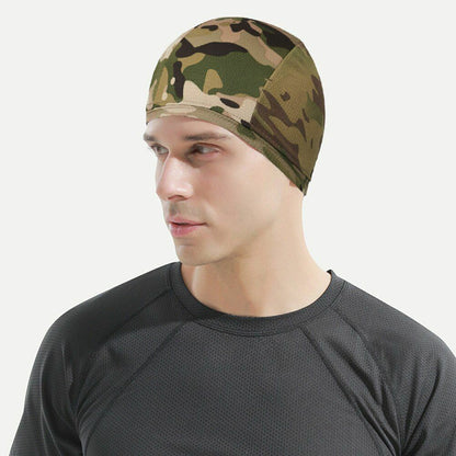 Tactical Camouflage Hat Outdoor Hiking Bicycle Cycling Helmet Liner Hat Hunting