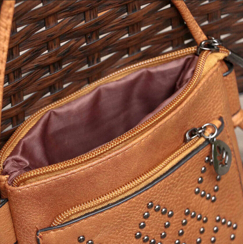 CELELA Women Ladies Studded Crossbody Shoulder Bag Purse Wallet USA