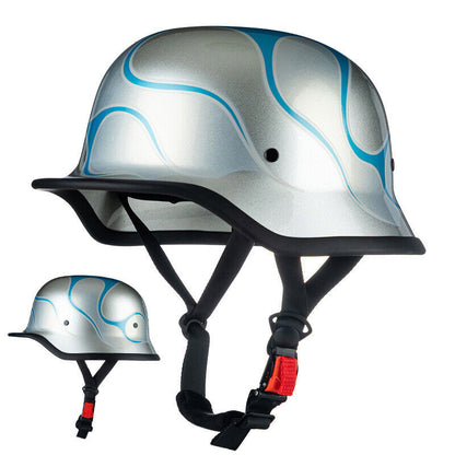 Retro German Style Motorcycle Half Helmet Men Women Helmet Duck Helmet Gift DOT