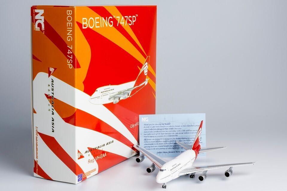 1:400 NG Model AUSTRALIA ASIA BOEING 747SP Passenger Airplane Diecast Model