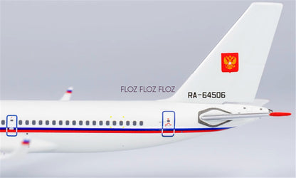NG Models Russia State Transport Company for Tupolev TU-214 RA-64506 1:400 Model