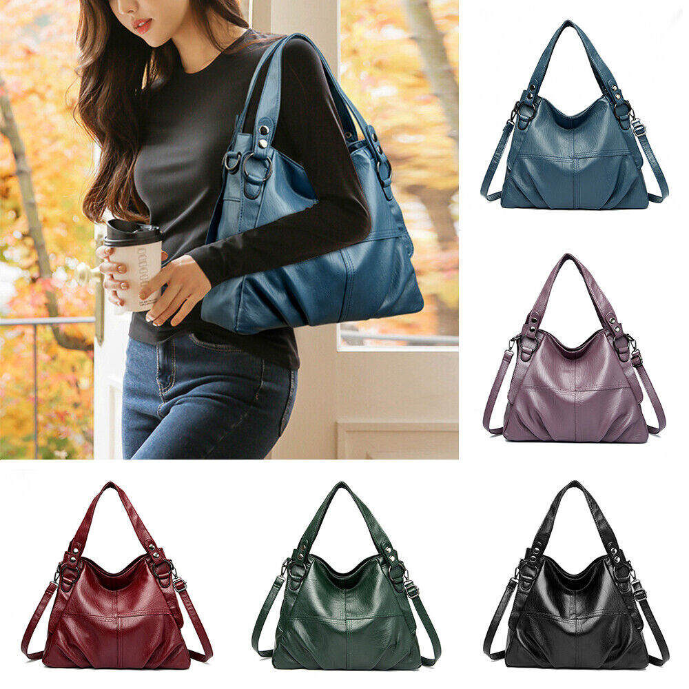 Women Soft Leather Handbags Tote Bag Large Shoulder Crossbody Handbag