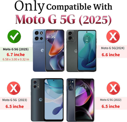 For Moto G 5G 2025 Case with Screen Protector: [Military Grade 20Ft. Drop Tested