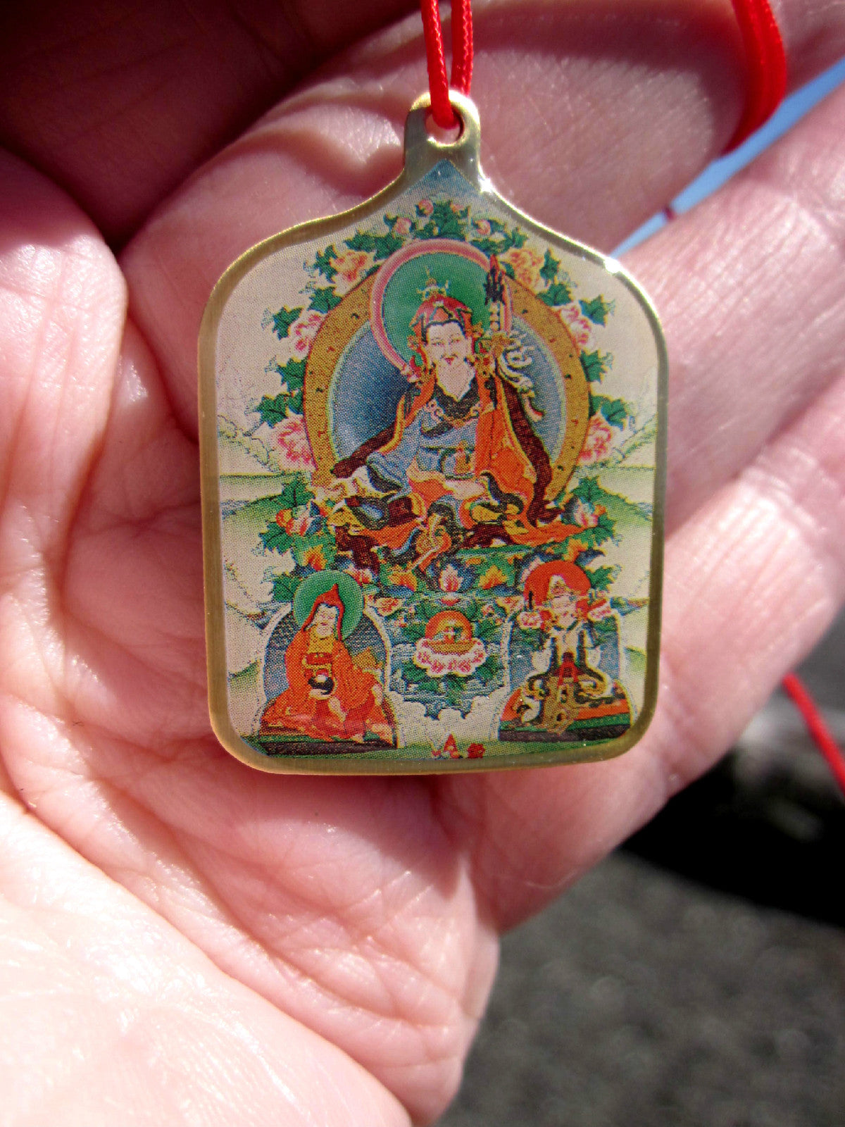 KING GESAR OF LING BELOVED FOLKLORE GURU RINPOCHE TIBETAN BUDDHIST PENDANT