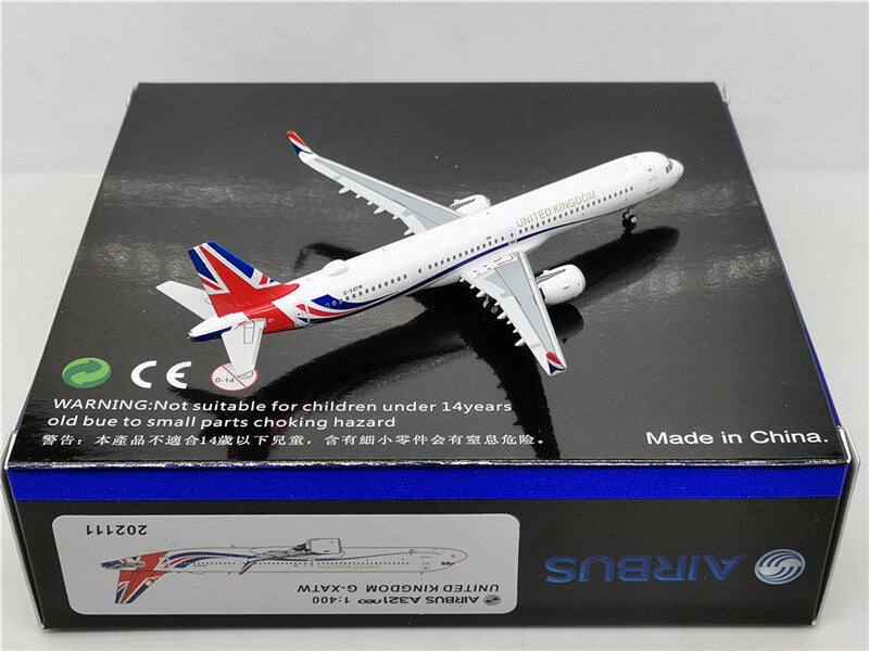 PandaModel British Air Force for Airbus A321neo G-XATW 1/400 DIECAST plane Model