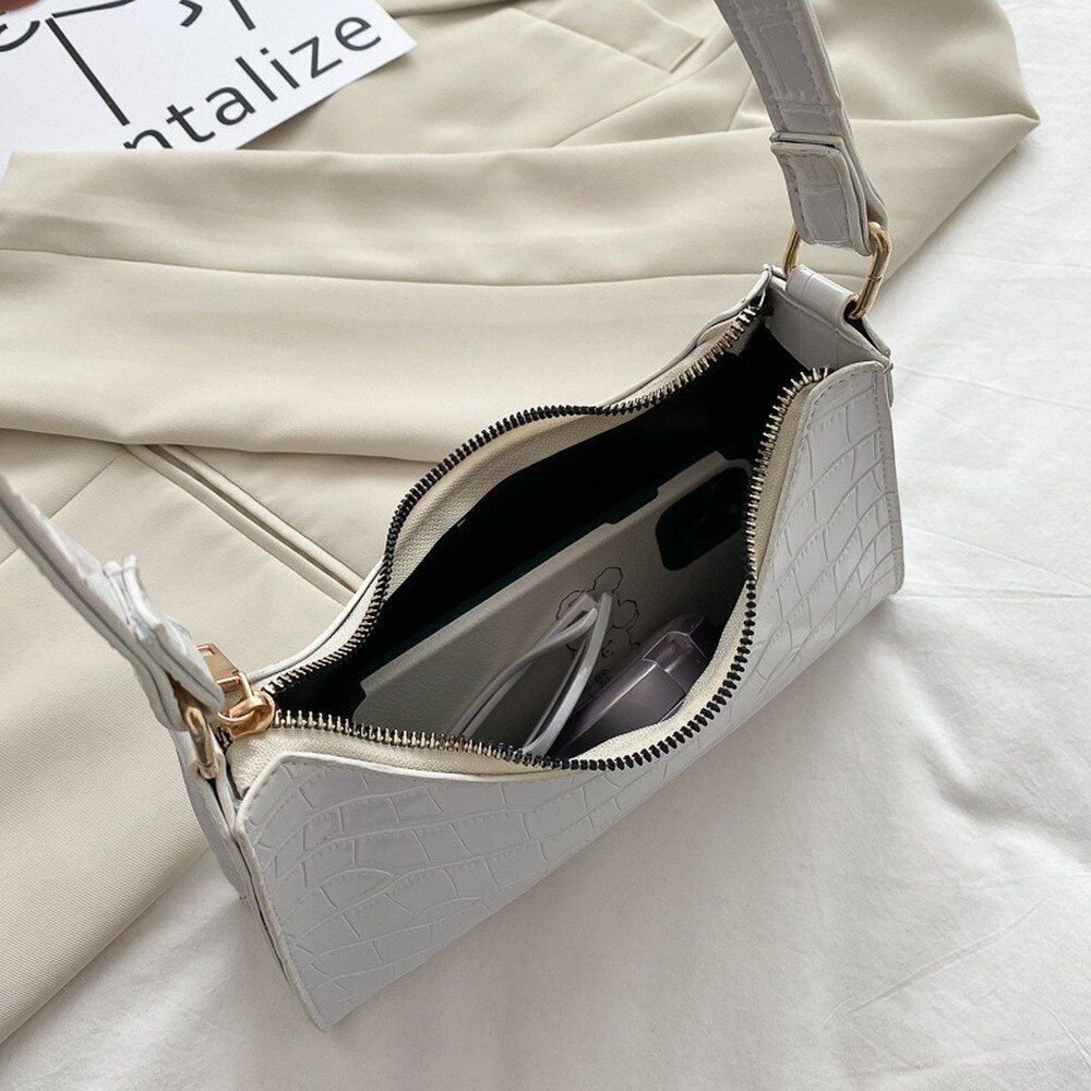 Fashion Shopping Bag Retro Casual Tote Shoulder Bag Leather Handbag 250*170*60mm